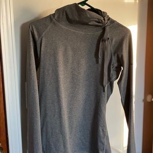 Nike, adjustable turtle neck, workout long sleeve.